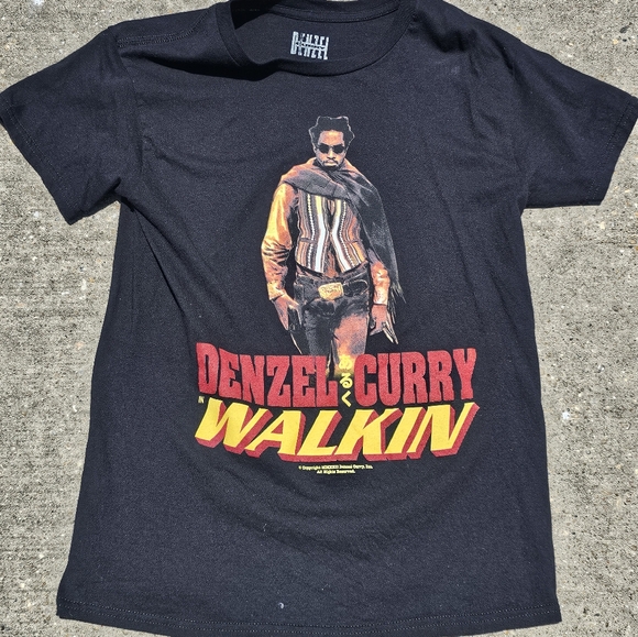 Denzel Curry Other - Black Denzel Curry Walkin' Graphic T-Shirt Small